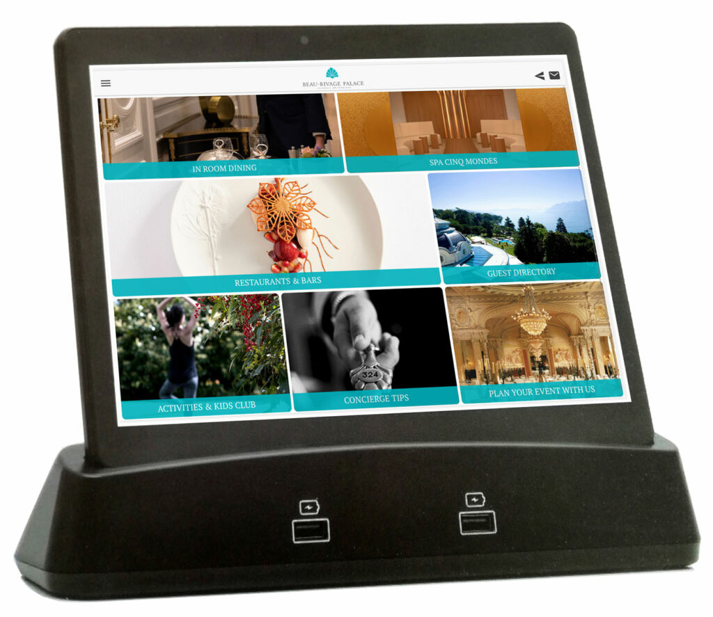 guest directory app on tablet